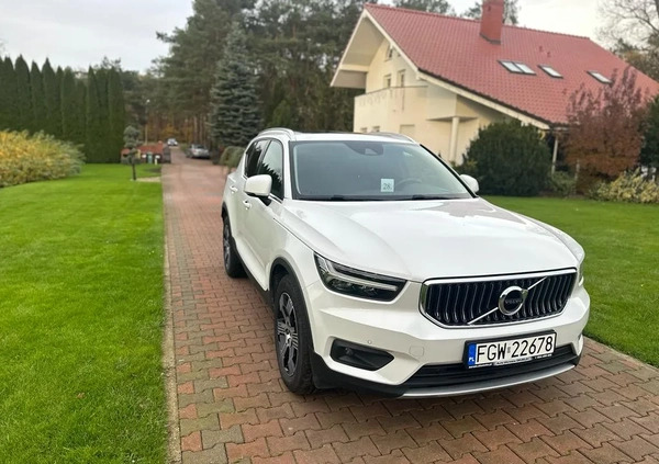 Volvo XC 40 cena 104900 przebieg: 190000, rok produkcji 2018 z Dobra małe 232